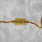 YELLOW RESIN RAKHI